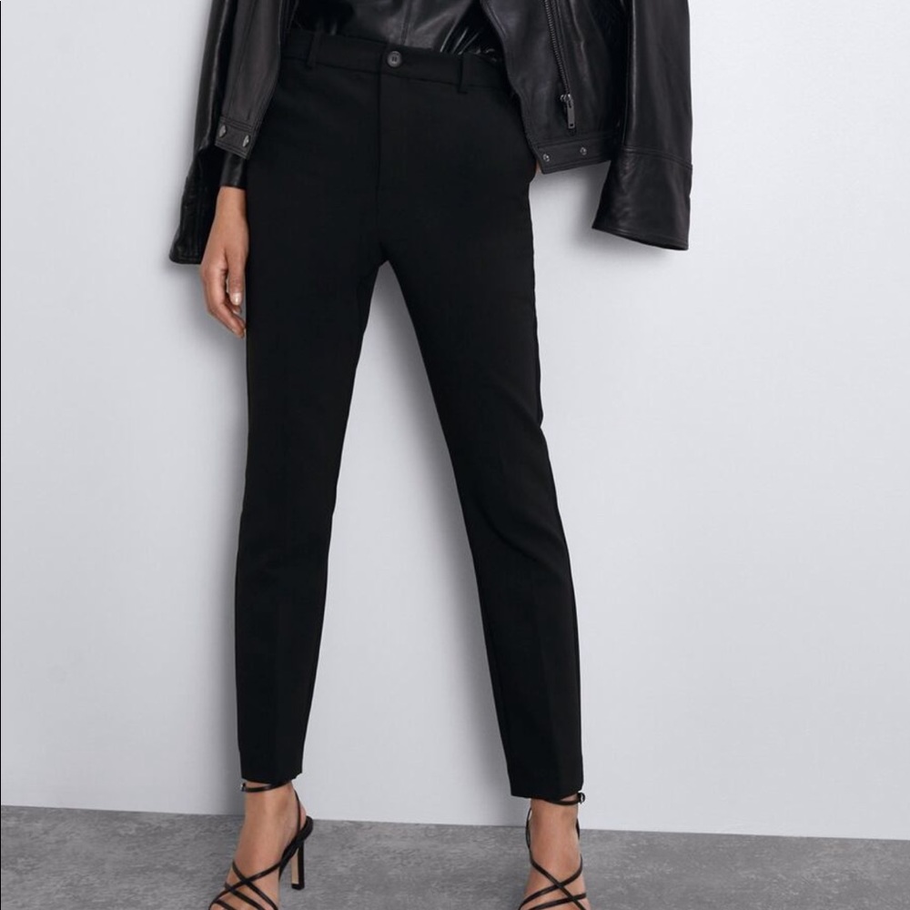 NWT Zara High Rise Sculpting Pants 8